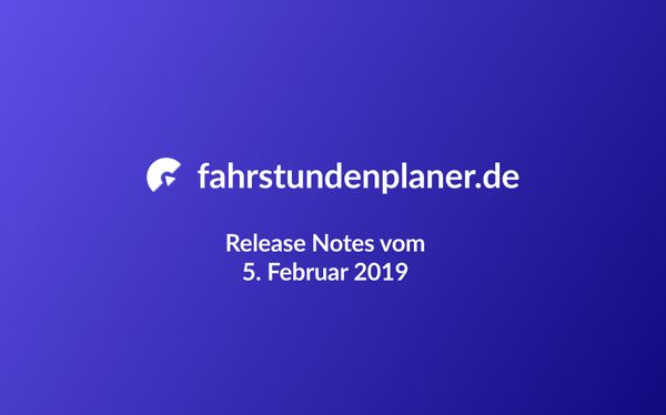 Release Notes: Theorie im Kalender, Fahrzeugauswahl & Rechnungen